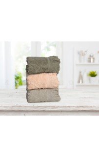 Полотенце кухонное Карвен "HITIT"махра,penye с бахромой 30*50 3 шт.в коробке НМ 725 v-2