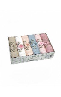 Набор полотенец кухонный Карвен " 3 D " бамбук 30*50 6шт. НМ 712 V-3