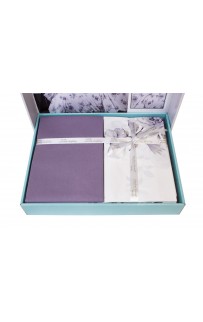 Постельное белье "Карвен" ранфорс 1,5 спальн. Rosemary Purple
