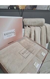 К-т полотенец Lavinia (дымчатый беж) 70х140см(1),50х90см(1) KAZANOV.A.