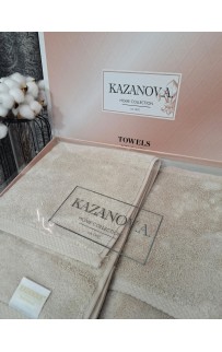 К-т полотенец Lavinia (дымчатый беж) 70х140см(1),50х90см(1) KAZANOV.A.