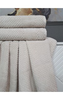 К-т полотенец Gabriel (крем) 70х140см(1),50х90см(1) KAZANOV.A.