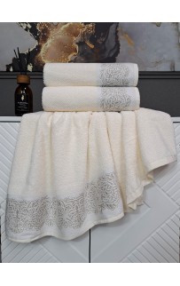 К-т полотенец Dolce (молоко) 70х140см(1),50х90см(1) KAZANOV.A.