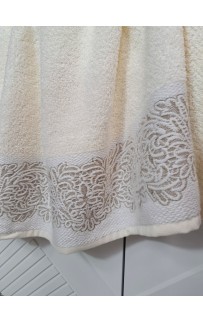 К-т полотенец Dolce (молоко) 70х140см(1),50х90см(1) KAZANOV.A.