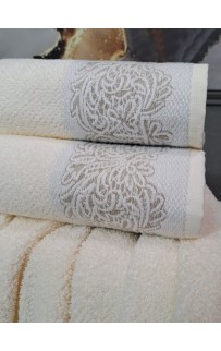 К-т полотенец Dolce (молоко) 70х140см(1),50х90см(1) KAZANOV.A.