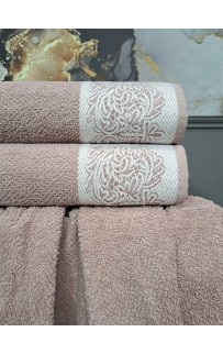 К-т полотенец Dolce (роза платина) 70х140см(1),50х90см(1) KAZANOV.A.