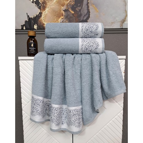 К-т полотенец Dolce (деним) 70х140см(1),50х90см(1) KAZANOV.A.