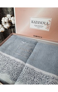 К-т полотенец Dolce (деним) 70х140см(1),50х90см(1) KAZANOV.A.