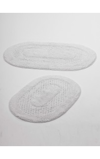 Коврик для ванной Монтерей (жемчуг платина) 50x70(1), 60x100(1) KAZANOV.A.