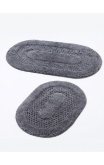 Коврик для ванной Монтерей (пепельный) 50x70(1), 60x100(1) KAZANOV.A.