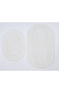 Коврик для ванной Сальвадор (белый жемчуг) 50x70(1), 60x100(1) KAZANOV.A.