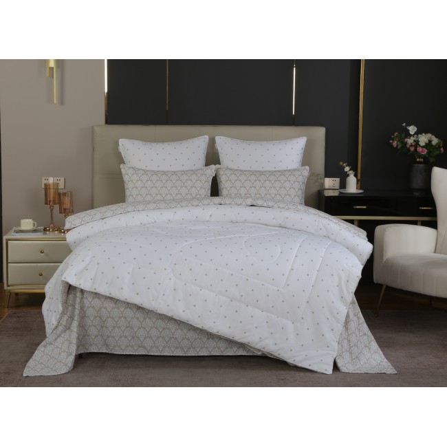 Комплект с одеялом Матео (айвори жемчуг) Cotton комплект Полутороспальный KAZANOV.A
