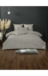 Пье де пуль (корица жемчуг) АВС Cotton комплект Полутороспальный KAZANOV.A.