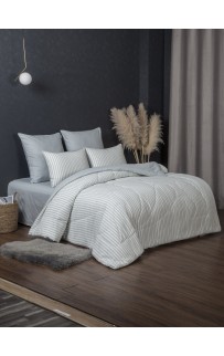 Stripe Muslin (голубое серебро) комплект Полутороспальный KAZANOV.A.