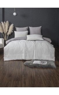 Stripe Muslin (серебро платина) комплект Полутороспальный KAZANOV.A.