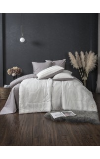 Stripe Muslin (серебро платина) комплект Полутороспальный KAZANOV.A.