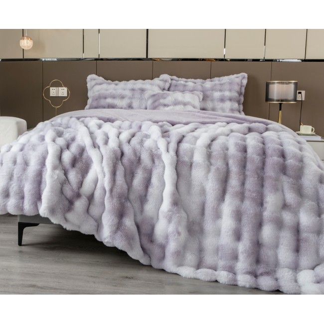 Покрывало декоративное Buffy Premium (дымчатая лаванда) 160x220 KAZANOV.A.