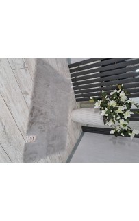 Коврик декоративный Maldivian resort (серебро платина) 80х120 KAZANOV.A