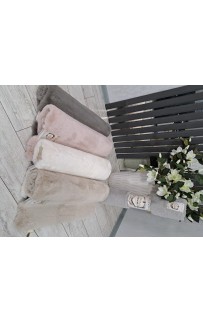 Коврик декоративный Maldivian resort (серебро платина) 80х120 KAZANOV.A