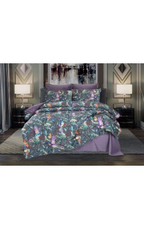 Комплект с одеялом Колибри (аметист/графит) ABC Egypt Cotton комплект Семейный KAZANOV.A
