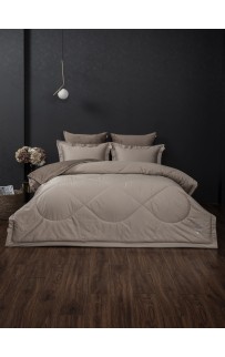 Комплект с одеялом Lindor Fluffy (карамель) Egyptian Cotton комплект Семейный KAZANOV.A