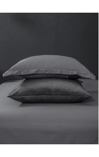 Комплект с одеялом Lindor Fluffy (графит) Egyptian Cotton комплект Семейный KAZANOV.A