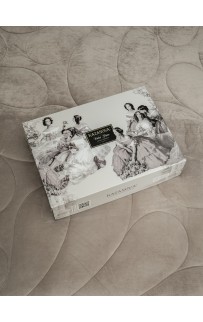 Эльба (бежевый графит) АВС Cotton комплект Семейный KAZANOV.A.