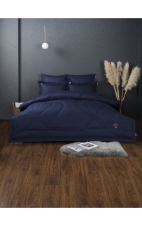 Stripe Le-Man (индиго) Egypt Cotton комплект Семейный KAZANOV.A.