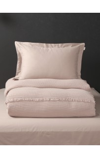 Комплект с одеялом Stonewash Muslin (латте) с покрывалом KAZANOV.A. Евро