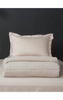 Комплект с одеялом Stonewash Muslin (кремовый) с покрывалом KAZANOV.A. Евро