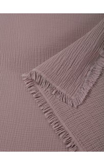 Комплект с одеялом Stonewash Muslin (пыльная роза) с покрывалом KAZANOV.A. Евро