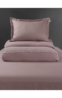 Комплект с одеялом Stonewash Muslin (пыльная роза) с покрывалом KAZANOV.A. Евро