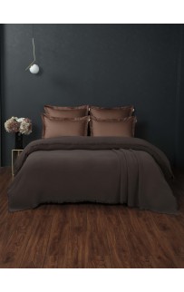 Комплект с одеялом Stonewash Muslin (брауни охра) с покрывалом KAZANOV.A. Евро