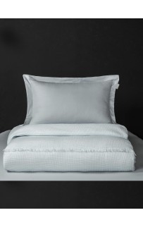 Комплект с одеялом Stonewash Muslin (аквамарин жемчуг) с покрывалом KAZANOV.A. Евро