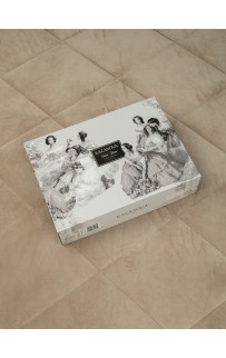 Байрон (бежевый латте) АВС Cotton комплект Евро KAZANOV.A.