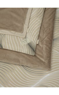 Байрон (бежевый латте) АВС Cotton комплект Евро KAZANOV.A.