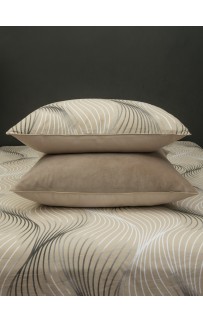 Байрон (бежевый латте) АВС Cotton комплект Евро KAZANOV.A.