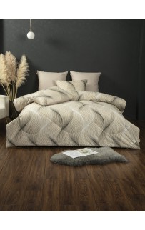 Байрон (бежевый латте) АВС Cotton комплект Евро KAZANOV.A.