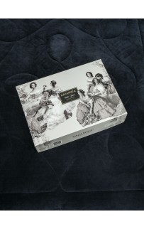 Беверли (индиго жемчуг) АВС Cotton комплект Евро KAZANOV.A.