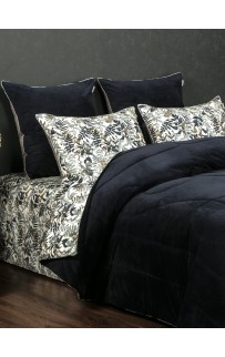 Беверли (индиго жемчуг) АВС Cotton комплект Евро KAZANOV.A.