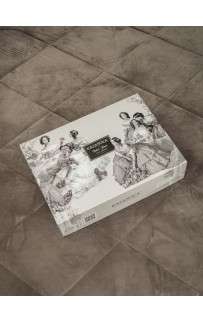 Монако (капучино голубая платина) АВС Cotton комплект Евро KAZANOV.A. Монако (капучино голубая платина) АВС Cotton комплект Евро KAZANOV.A.