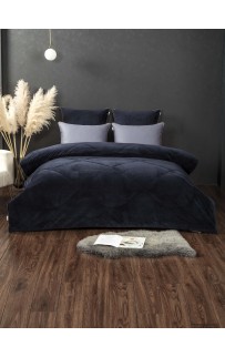 Монако (индиго голубая платина) АВС Cotton комплект Евро KAZANOV.A.