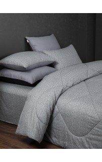 Монако (индиго голубая платина) АВС Cotton комплект Евро KAZANOV.A.