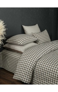 Пье де пуль (корица жемчуг) АВС Cotton комплект Евро KAZANOV.A. Пье де пуль (корица жемчуг) АВС Cotton комплект Евро KAZANOV.A.