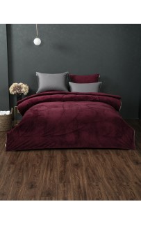 Агра (бургунд платина) АВС Cotton комплект Евро KAZANOV.A.