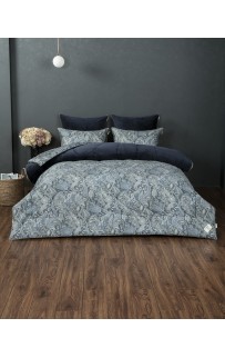 Маркос (индиго бежевый) АВС Cotton комплект Евро KAZANOV.A.