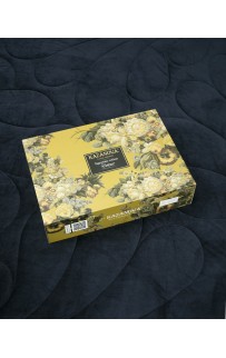 Маркос (индиго бежевый) АВС Cotton комплект Евро KAZANOV.A.