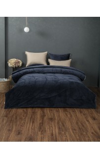 Маркос (индиго бежевый) АВС Cotton комплект Евро KAZANOV.A.