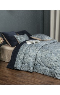 Маркос (индиго бежевый) АВС Cotton комплект Евро KAZANOV.A.