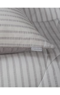Stripe Muslin (серебро платина) комплект Евро KAZANOV.A.